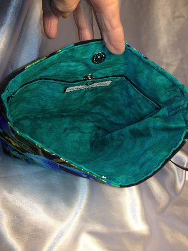 Sold-Stunning Peacock Bag | Fiddlebug Leather Goods